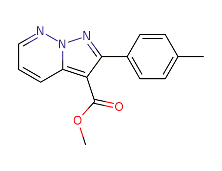 Molecular Structure of 781674-49-5 (2-<i>p</i>-tolyl-pyrazolo[1,5-<i>b</i>]pyridazine-3-carboxylic acid methyl ester)