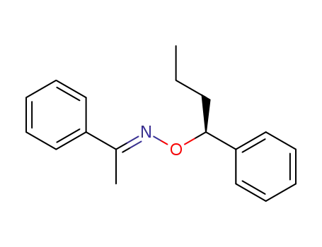 Ethanone, 1-phenyl-, O-[(1S)-1-phenylbutyl]oxime, (1E)-