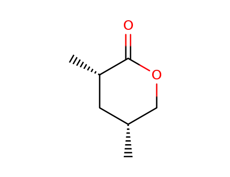 Molecular Structure of 75658-88-7 ((+)-(2S,4R)-cis-2,4-dimethyl-δ-valerolactone)