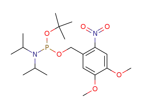 diisopropyl-phosphoramidous acid <i>tert</i>-butyl ester 4,5-dimethoxy-2-nitro-benzyl ester