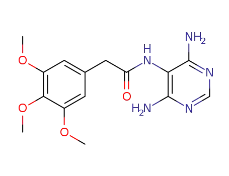 <i>N</i>-(4,6-diamino-pyrimidin-5-yl)-2-(3,4,5-trimethoxy-phenyl)-acetamide