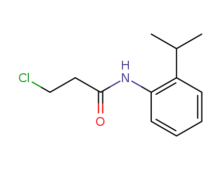 Molecular Structure of 560078-34-4 (3-chloro-N-(2-isopropylphenyl)propanamide)