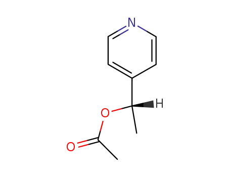 4-Pyridinemethanol, a-methyl-, acetate (ester), (S)-