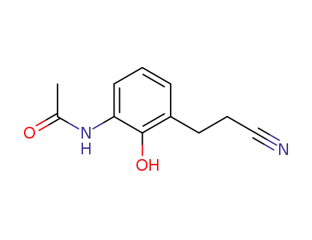 <i>N</i>-[3-(2-cyano-ethyl)-2-hydroxy-phenyl]-acetamide