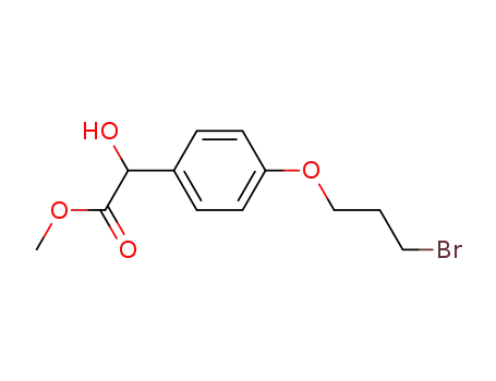 [4-(3-bromo-propoxy)-phenyl]-hydroxy-acetic acid methyl ester