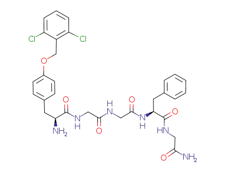 Glycinamide,
O-[(2,6-dichlorophenyl)methyl]-L-tyrosylglycylglycyl-L-phenylalanyl-