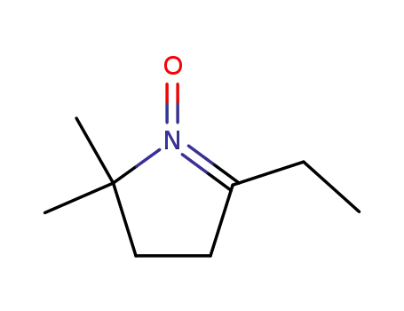 Molecular Structure of 5165-35-5 (2H-Pyrrole, 5-ethyl-3,4-dihydro-2,2-dimethyl-, 1-oxide)