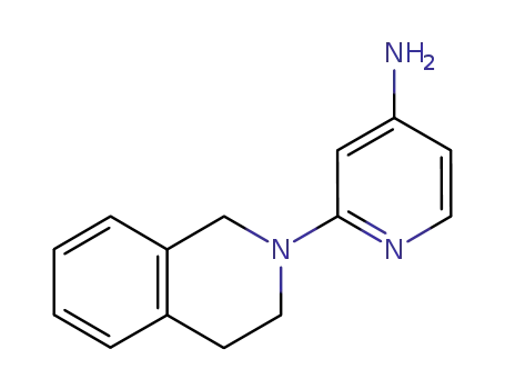 Molecular Structure of 524718-15-8 (2-(1,2,3,4-Tetrahydroisoquinolin-2-yl)pyridin-4-amine)
