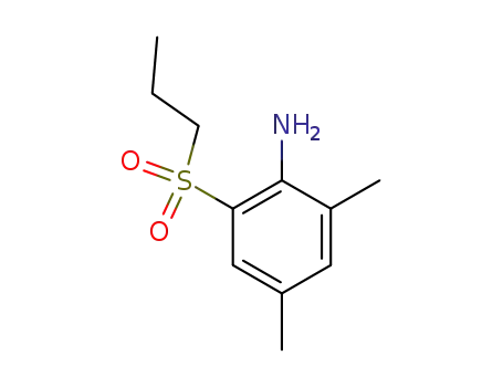Molecular Structure of 349453-78-7 (Benzenamine, 2,4-dimethyl-6-(propylsulfonyl)-)