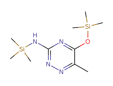 1,2,4-Triazin-3-amine, 6-methyl-N-(trimethylsilyl)-5-[(trimethylsilyl)oxy]-