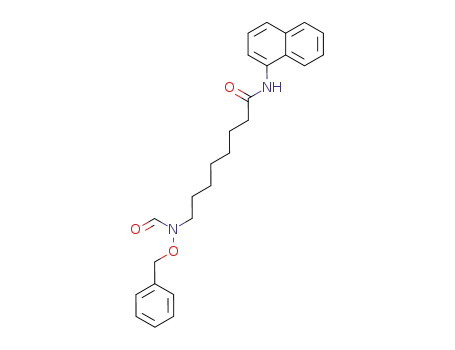 Molecular Structure of 871567-48-5 (8-(benzyloxy-formyl-amino)-octanoic acid naphthalen-1-ylamide)
