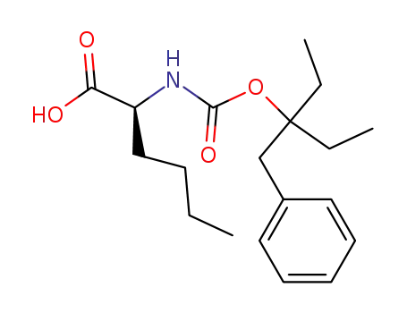 (S)-2-(1-Benzyl-1-ethyl-propoxycarbonylamino)-hexanoic acid