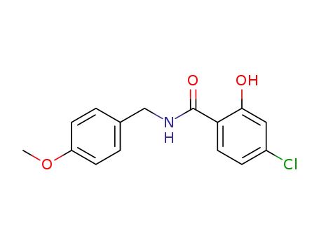 Molecular Structure of 610320-94-0 (4-chloro-N-(4-methoxybenzyl)salicylamide)