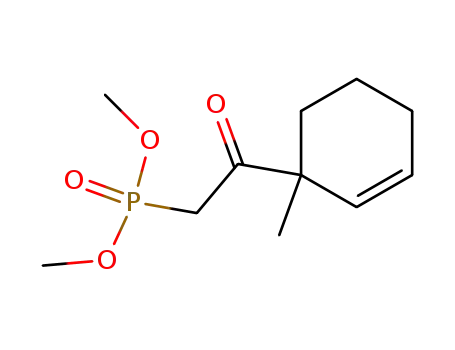 Phosphonic acid, [2-(1-methyl-2-cyclohexen-1-yl)-2-oxoethyl]-, dimethyl
ester