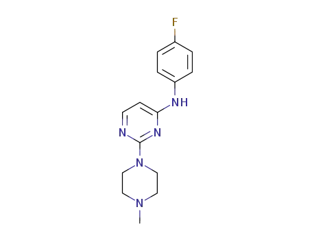 (4-fluoro-phenyl)-[2-(4-methyl-piperazin-1-yl)-pyrimidin-4-yl]-amine
