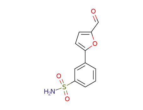 Molecular Structure of 306935-94-4 (3-(5-FORMYL-2-FURYL)BENZENESULFONAMIDE)