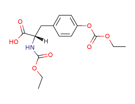 2-(ethoxycarbonylamino)-3-(4-ethoxycarbonyloxyphenyl)propanoic acid cas  20046-40-6
