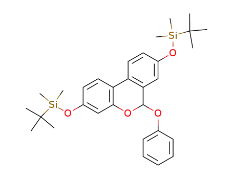 3,8-di(t-butyldimethylsilyloxy)-6-phenoxydibenzo[b,d]pyran
