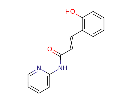 Molecular Structure of 882863-52-7 (3-(2-hydroxy-phenyl)-<i>N</i>-pyridin-2-yl-acrylamide)