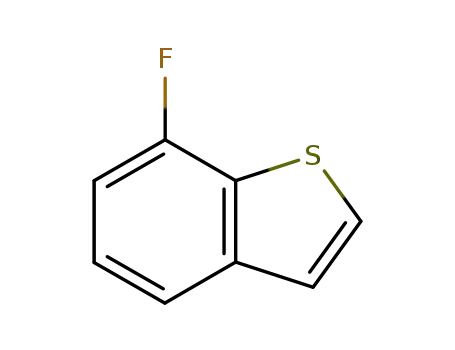 Molecular Structure of 346592-74-3 (Benzo[b]thiophene, 7-fluoro- (9CI))