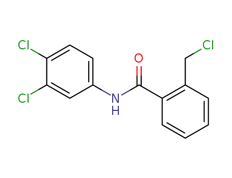 Molecular Structure of 879213-66-8 (Benzamide, 2-(chloromethyl)-N-(3,4-dichlorophenyl)-)