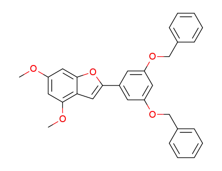 2-(3,5-dibenzyloxyphenyl)-4,6-dimethoxybenzofuran