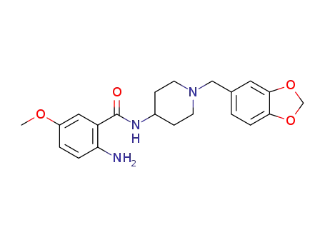 2-amino-<i>N</i>-(1-benzo[1,3]dioxol-5-ylmethyl-piperidin-4-yl)-5-methoxy-benzamide