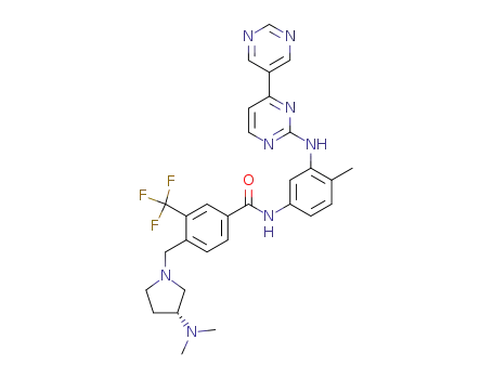 Molecular Structure of 859217-05-3 (Bafetinib)