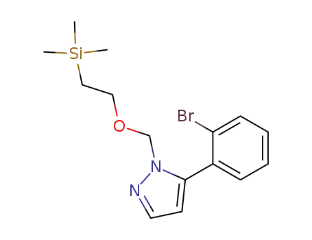 5-(2-bromo-phenyl)-1-(2-trimethylsilanyl-ethoxymethyl)-1<i>H</i>-pyrazole