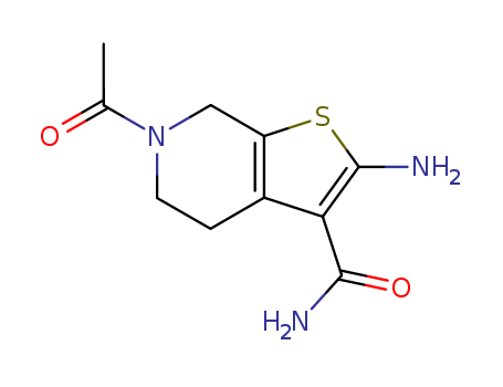 6-acetyl-2-amino-4,5,6,7-tetrahydrothieno[2,3-c]pyridine-3-carboxamide
