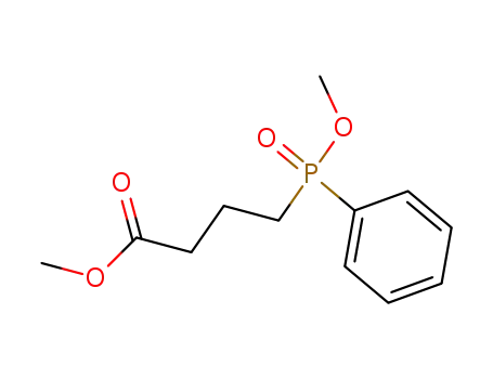 Butanoic acid, 4-(methoxyphenylphosphinyl)-, methyl ester