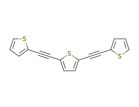 Molecular Structure of 93297-81-5 (2,5-bis(thiophen-2-ylethynyl)thiophene)
