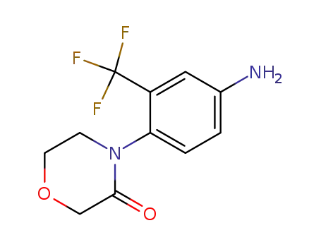 3-Morpholinone, 4-[4-amino-2-(trifluoromethyl)phenyl]-