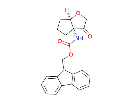 (3aR,6aR)-(3-oxo-hexahydrocyclopenta[b]furan-3a-yl)-carbamic acid 9H-fluoren-9-ylmethyl ester