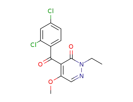4-(2,4-dichloro-benzoyl)-2-ethyl-5-methoxy-2<i>H</i>-pyridazin-3-one