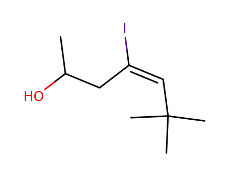 trans-4-iodo-6,6-dimethylhept-4-en-2-ol