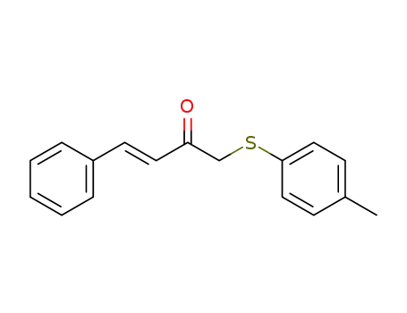 (3E)-1-(p-tolylsulfanyl)-4-phenyl-3-buten-2-one