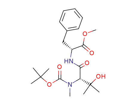D-Phenylalanine,
N-[(1,1-dimethylethoxy)carbonyl]-3-hydroxy-N-methyl-L-valyl-, methyl
ester