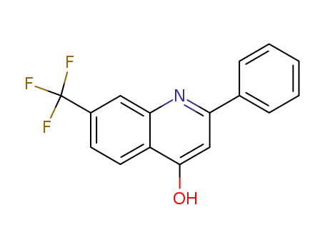 Molecular Structure of 825620-20-0 (2-PHENYL-7-TRIFLUOROMETHYL-4-QUINOLINOL)