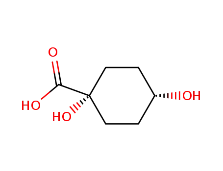 Cyclohexanecarboxylic acid, 1,4-dihydroxy-, cis- (9CI)