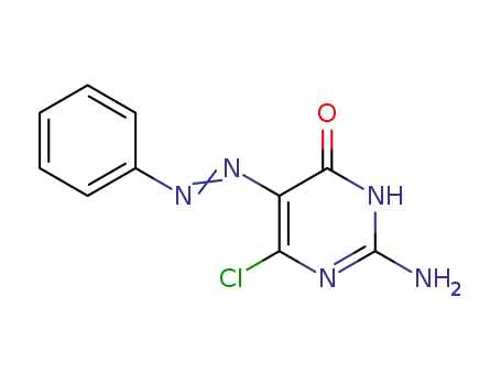 2-amino-6-chloro-5-(phenylhydrazono)pyrimidin-4(5H)-one