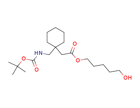 [1-(<i>tert</i>-butoxycarbonylamino-methyl)-cyclohexyl]-acetic acid 5-hydroxy-pentyl ester