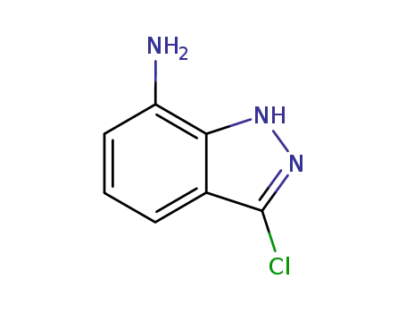Molecular Structure of 316810-88-5 (1H-INDAZOL-7-AMINE,3-CHLORO)