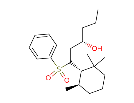 (S)-1-Benzenesulfonyl-1-((1S,6R)-2,2,6-trimethyl-cyclohexyl)-hexan-3-ol