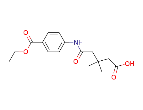 4-(4-carboxy-3,3-dimethyl-butyrylamino)-benzoic acid ethyl ester