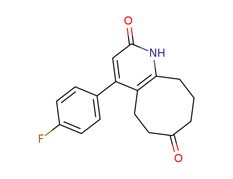 Cycloocta[b]pyridine-2,7(1H,6H)-dione,
4-(4-fluorophenyl)-5,8,9,10-tetrahydro-