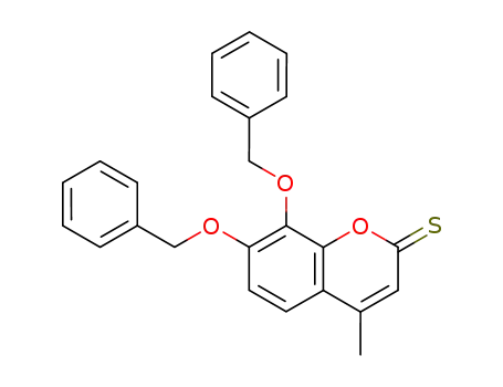 2H-1-Benzopyran-2-thione, 4-methyl-7,8-bis(phenylmethoxy)-