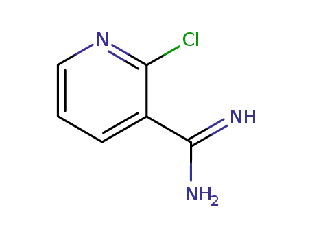 Molecular Structure of 473464-13-0 (2-CHLORONICOTINIMIDAMIDE)