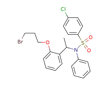 <i>N</i>-{1-[2-(3-bromo-propoxy)-phenyl]-ethyl}-4-chloro-<i>N</i>-phenyl-benzenesulfonamide