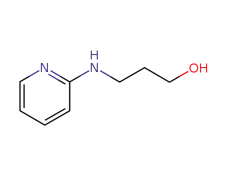 Molecular Structure of 19068-80-5 (2-(3-HYDROXYPROPYL)AMINOPYRIDINE)